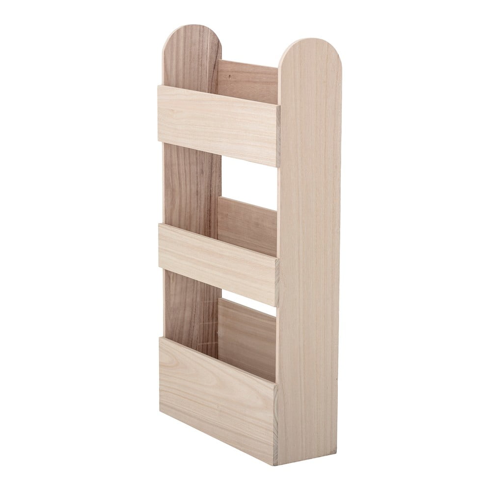Naturalny dziecięcy regał ścienny z litego drewna paulowni 38x70 cm Moris – Bloomingville Mini (zdjęcie 4)