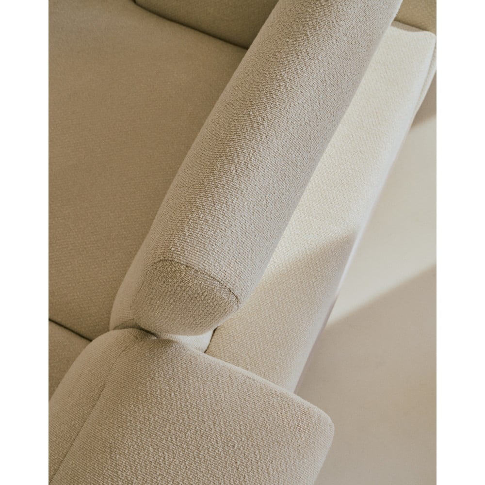 Beżowa sofa z tkaniny szenilowej 234 cm Aurum – Kave Home (zdjęcie 10)