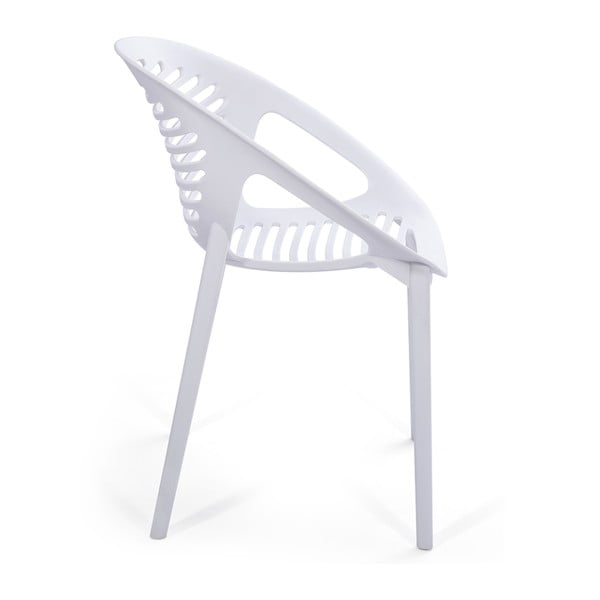 Białe krzesło ogrodowe Bonami Essentials Joanna-image-3