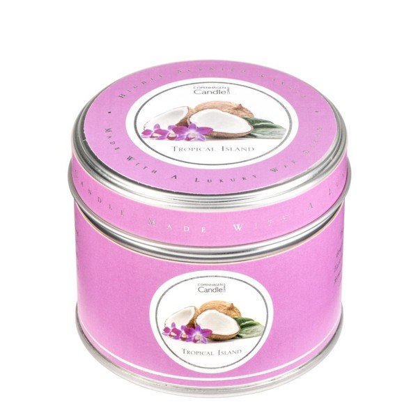 Świeczka zapachowa w puszce Copenhagen Candles Tropical Island, czas palenia 32 godz.-image-1