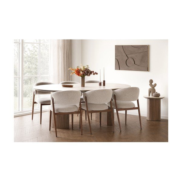 Okrągły stolik z ceramicznym blatem ø 45 cm Delphi – House Nordic-image-2
