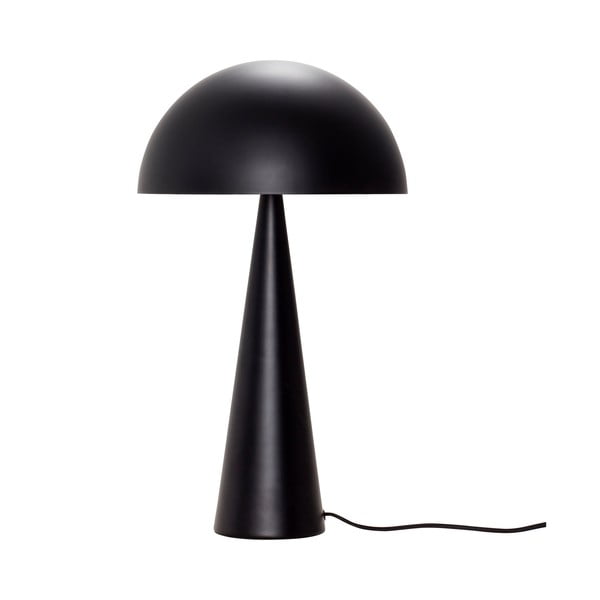 Czarna lampa stołowa z żelaza Hübsch Guro