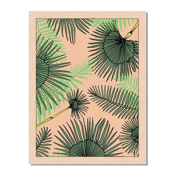 Obraz w ramie Liv Corday Provence Leaf Combo, 30x40 cm