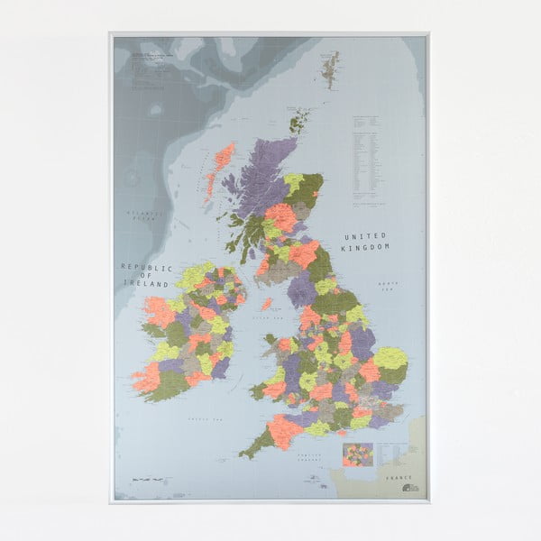 Mapa Wielkiej Brytanii The Future Mapping Company British, 100x70 cm