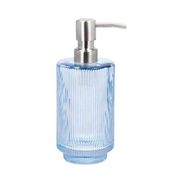 Niebieski szklany dozownik do mydła 400 ml Clarity – Södahl
