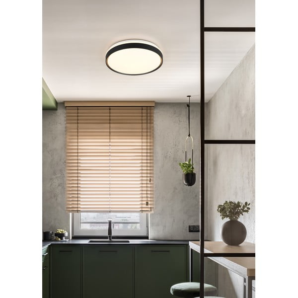 Czarno-biała lampa sufitowa LED ø 47 cm Spacy – Reality-image-1