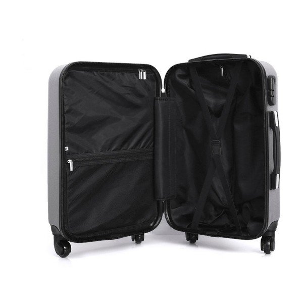 Walizka w kolorze srebra Hero Lipari, 37 l-image-1