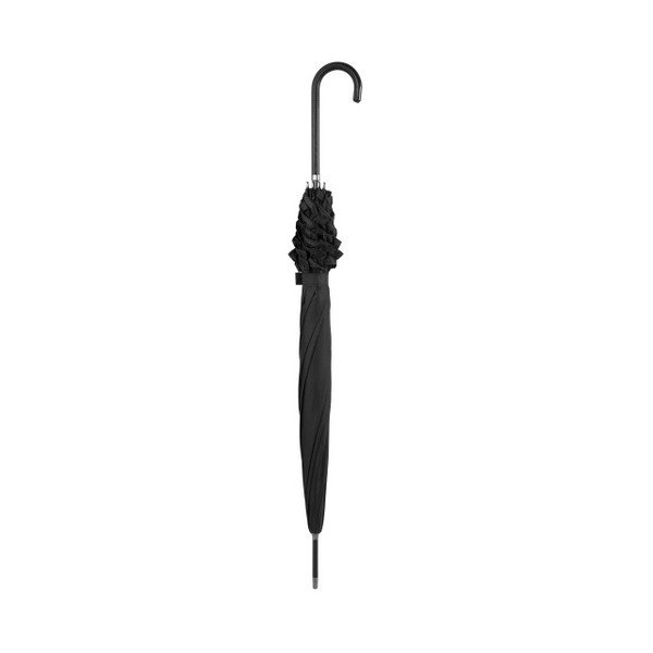 Czarny parasol ślubny Ambiance Scallop, ⌀ 92 cm-image-1