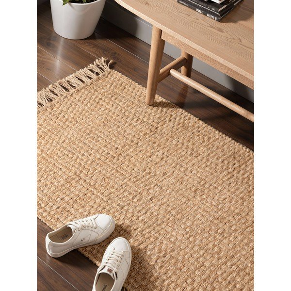 Chodnik z juty tkany ręcznie w naturalnym kolorze 80x200 cm Fjord – Hanse Home-image-2