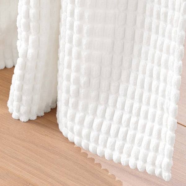 Biała aksamitna zasłona 140x260 cm Swing – douceur d'intérieur-image-4