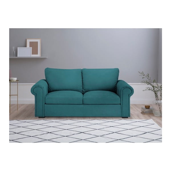 Turkusowa sofa Windsor & Co Sofas Hermes, 104 cm-image-2