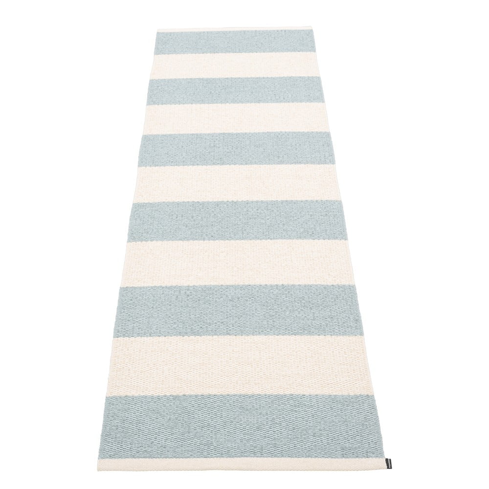 Jasnoniebiesko-kremowy chodnik odpowiedni na zewnątrz 70x225 cm Bob Blue Fog – Pappelina