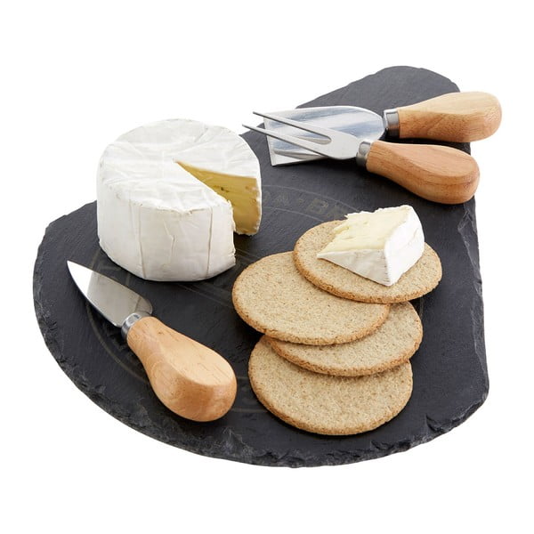 Deska do serwowania serów z 3 nożykami – Premier Housewares-image-3