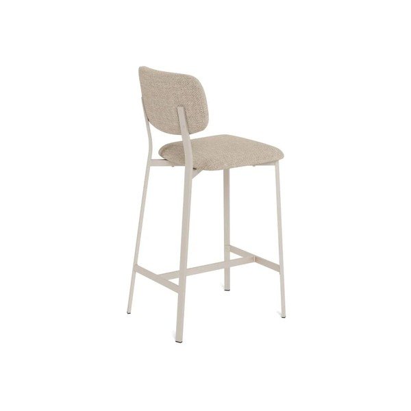 Beżowe tapicerowane hokery zestaw 2 szt. (wysokość siedziska 68,5 cm) Alison – Actona-image-2