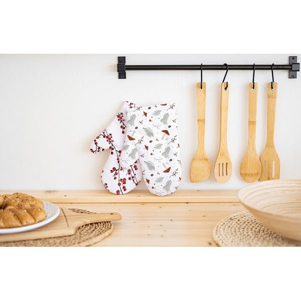 Bawełniane rękawice kuchenne zestaw 2 szt. Toadstools – Butter Kings-image-1