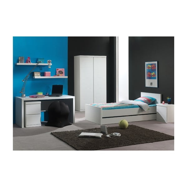 Białe półki ścienne Vipack Lara-image-1