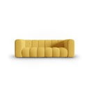 Żółta sofa 228 cm Lupine – Micadoni Home