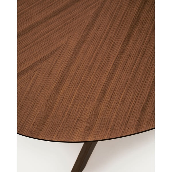 Stół z blatem w dekorze orzecha 110x180 cm Naanim – Kave Home-image-3