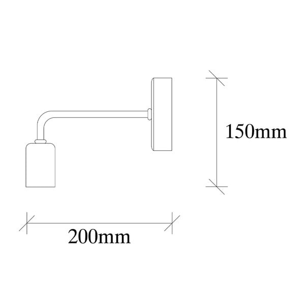 Czarny metalowy kinkiet Opviq lights Melia-image-3
