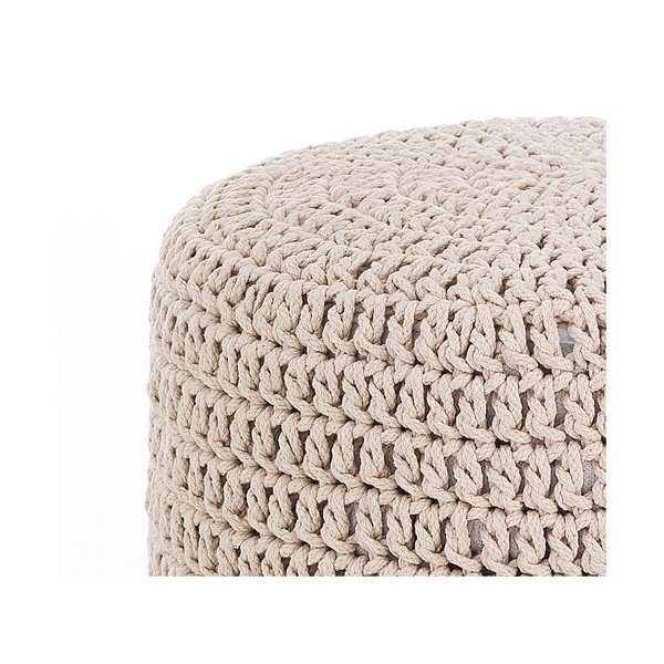 Kremowy puf Tomasucci Choose, ø 40 cm-image-1