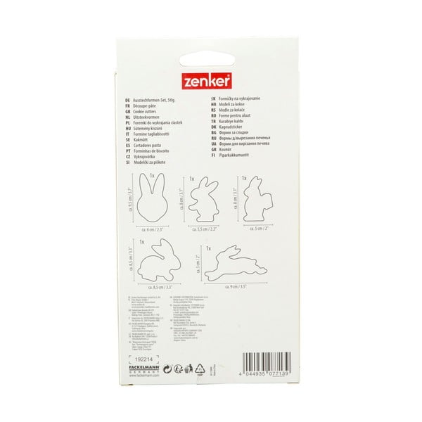 Zestaw 5 wielkanocnych foremek do wykrawania Zenker Easter-image-2