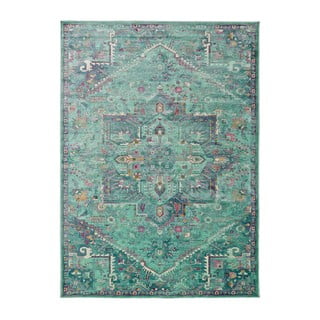 Zielony dywan z wiskozy Universal Lara, 160x230 cm