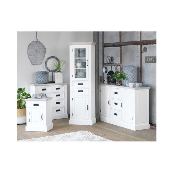 Witryna z drewna paulowni Canett Florenzio, wys. 180 cm-image-2