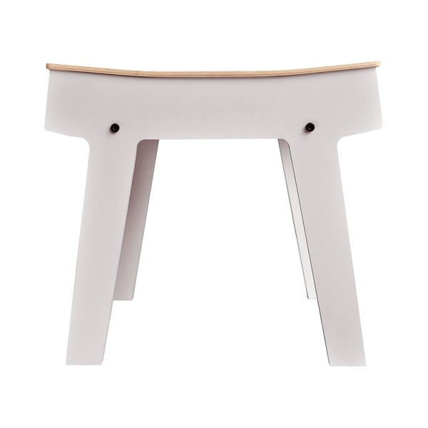 Biały stolik/stołek ze schowkiem rform Pi