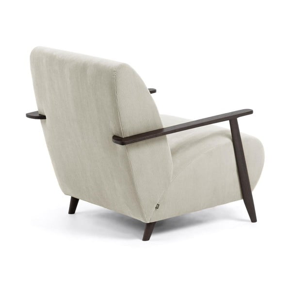 Beżowy fotel Meghan − Kave Home-image-3