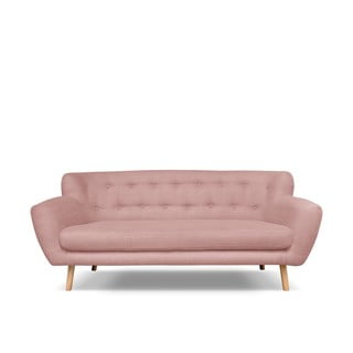Jasnoróżowa sofa Cosmopolitan design London, 192 cm