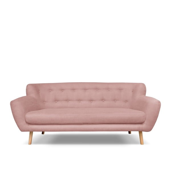 Jasnoróżowa sofa Cosmopolitan design London, 192 cm