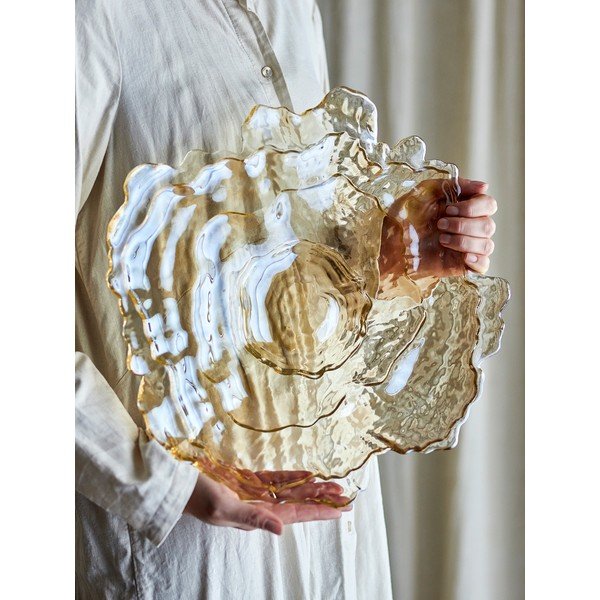 Beżowa szklana misa ø 38,5 cm Asimi – Bloomingville-image-3