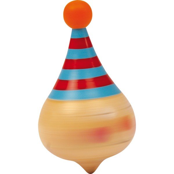 Zestaw 6 drewnianych bączków z klaunami Legler-image-1