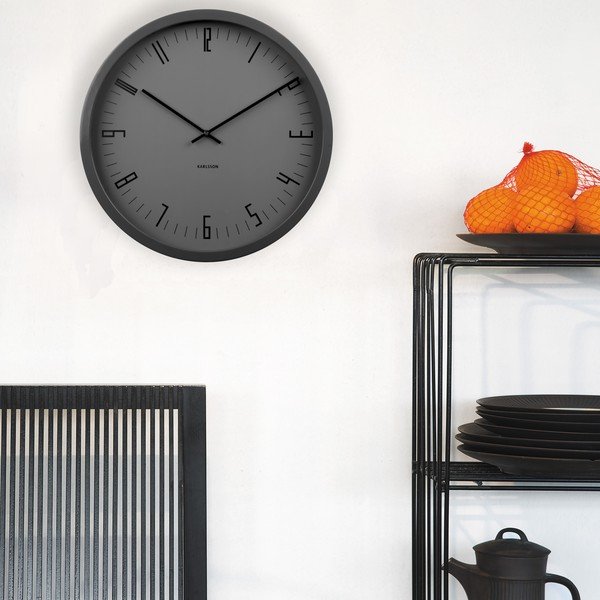 Szary zegar Present Time Cased Index-image-1