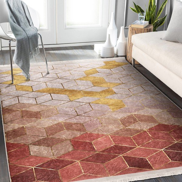 Różowy dywan 80x150 cm – Mila Home-image-2