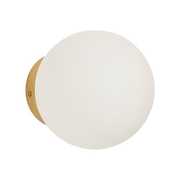 Kinkiet w biało-złotym kolorze ø 15 cm Brisia – Kave Home