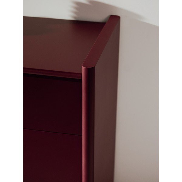 Bordowa komoda 160x91x46 cm Rali – noo.ma-image-2