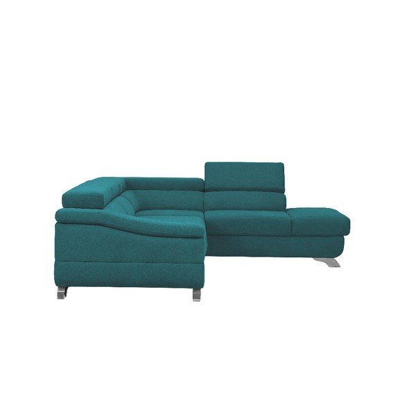 Turkusowy rozkładany narożnik prawostronny Windsor & Co Sofas Gamma-image-3