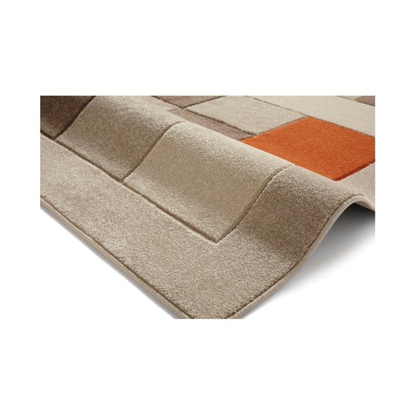 Szaro-pomarańczowy dywan Think Rugs Matrix, 60x120 cm-image-2
