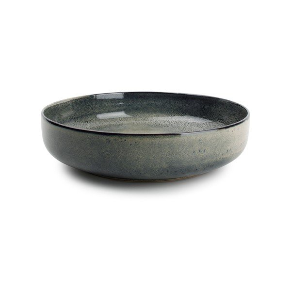 Zielony/niebieski kamionkowy talerz do serwowania ø 28 cm Meridian – Salt&Pepper
