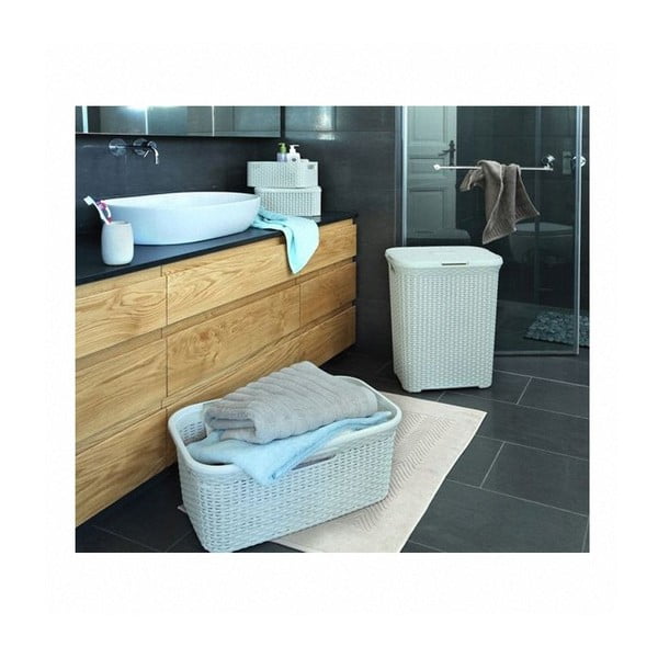 Jasnoszary kosz na pranie Curver Hamper, 60 l-image-1