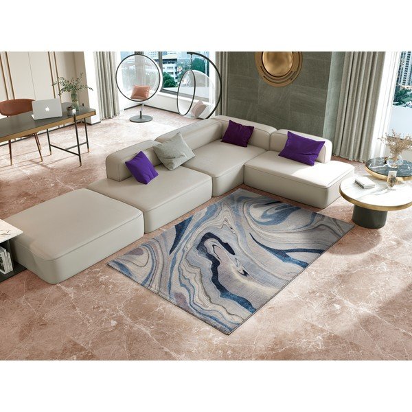 Niebiesko-szary dywan Universal Sylvia, 120x170 cm-image-1