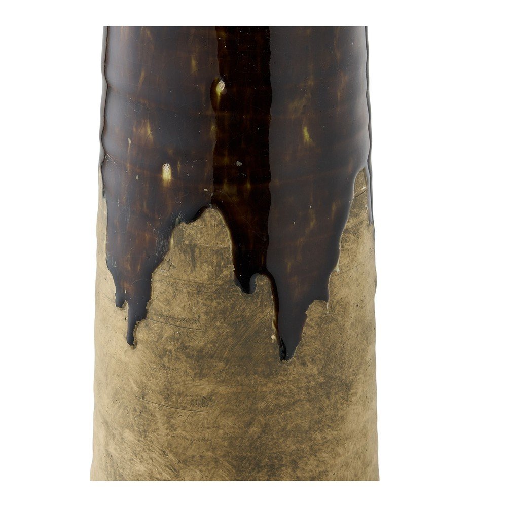 Brązowy ceramiczny wysoki wazon (wysokość 48 cm) – House Nordic (zdjęcie 7)