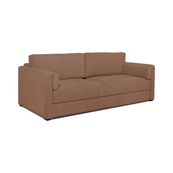 Brązowa sofa rozkładana 218 cm Resmo – Scandic-image-1