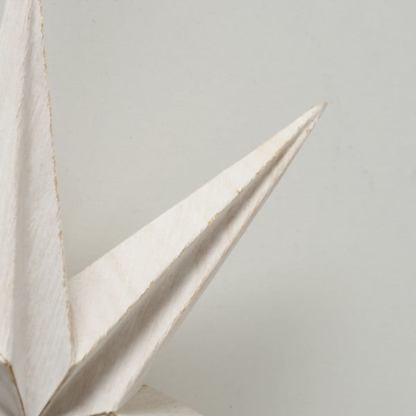 Biała papierowa świąteczna dekoracja wisząca w kształcie gwiazdy Boltze Kassia, ø 20 cm-image-2