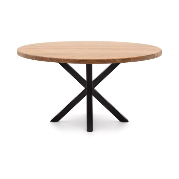Stół z blatem z drewna akacjowego ø 150 cm Argo – Kave Home-image-3