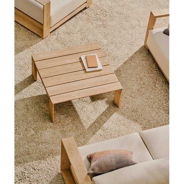 Stolik ogrodowy z litego drewna akacjowego 82,5x82,5 cm Ambra – Kave Home-image-1