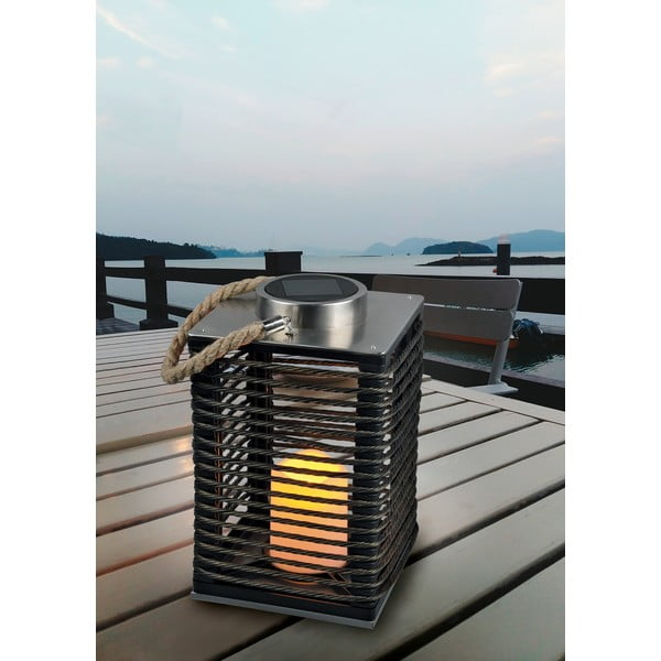 Solarna lampa zewnętrzna LED (wysokość 28 cm) Santana – Trio-image-1