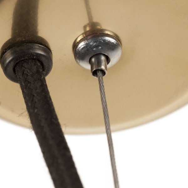 Lampa wisząca z metalowym kloszem w kolorze złoto-granatowym ø 40 cm Sublime – HF Living-image-3