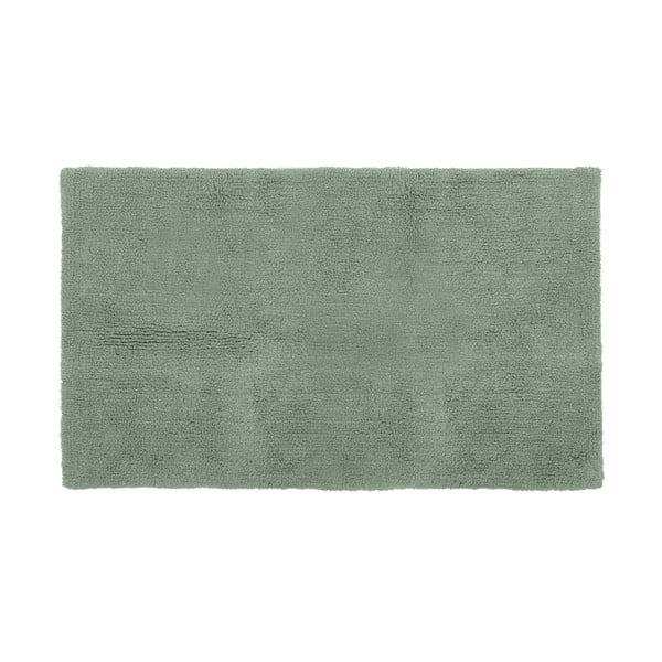 Zielony bawełniany dywanik łazienkowy Tiseco Home Studio Luca, 60x100 cm